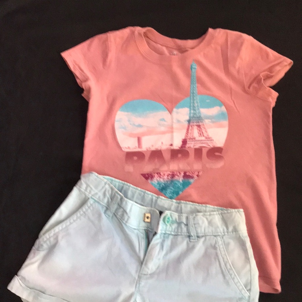 Girls shorts and Tshirt